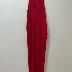 Red Jumpsuit New Without Tag